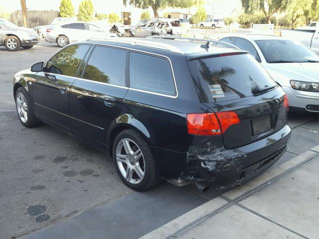 WAUKF78E67A204710 - 2007 AUDI A4 2.0T AV BLACK photo 3