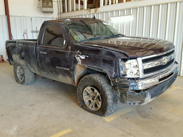 1GCEC14XX9Z222967 - 2009 CHEVROLET SILVERADO MAROON photo 1