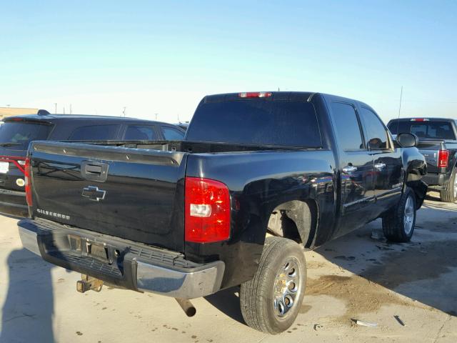 3GCEC13018G200312 - 2008 CHEVROLET SILVERADO BLACK photo 4