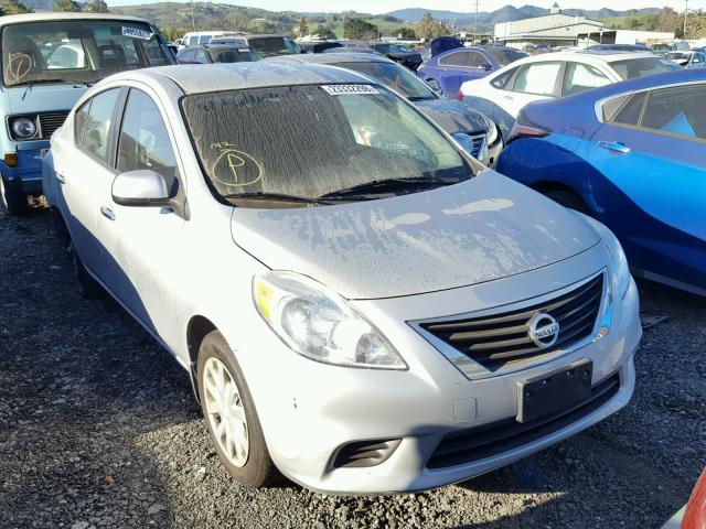 3N1CN7AP4CL921201 - 2012 NISSAN VERSA S SILVER photo 1