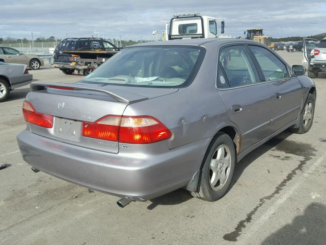 1HGCG1654YA095946 - 2000 HONDA ACCORD EX GRAY photo 4