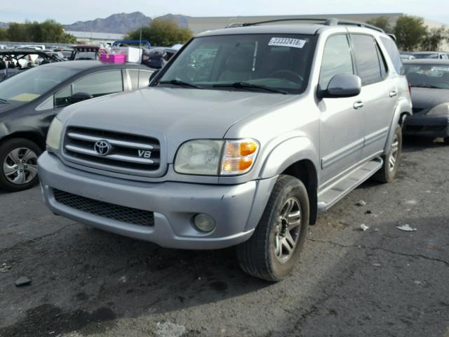 5TDBT48A54S220855 - 2004 TOYOTA SEQUOIA LI SILVER photo 2