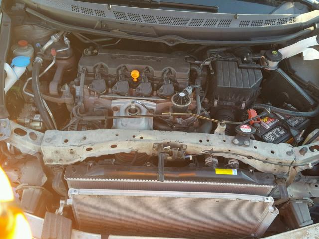 2HGFG11846H510678 - 2006 HONDA CIVIC EX BROWN photo 7