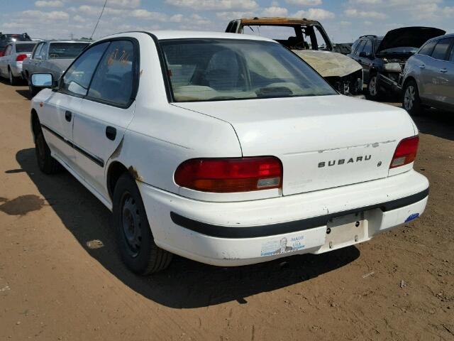 JF1GC224XRG534392 - 1994 SUBARU IMPREZA L WHITE photo 3