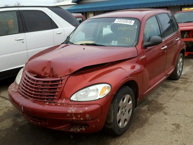 3C4FY48B64T268978 - 2004 CHRYSLER PT CRUISER RED photo 2