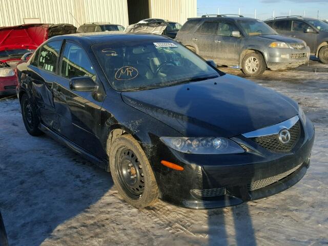 1YVHP85D755M65940 - 2005 MAZDA 6 S BLACK photo 1