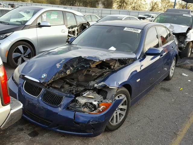 WBAVB13576PT05893 - 2006 BMW 325 I BLUE photo 2