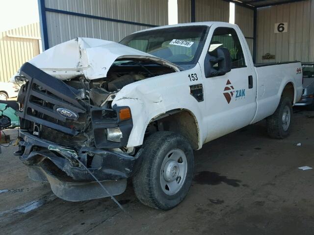 1FDNF215X9EA18429 - 2009 FORD F250 SUPER WHITE photo 2