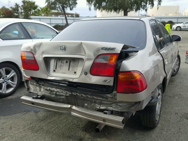 2HGEJ8547YH514918 - 2000 HONDA CIVIC EX ოქროსფერი ფოტო 4