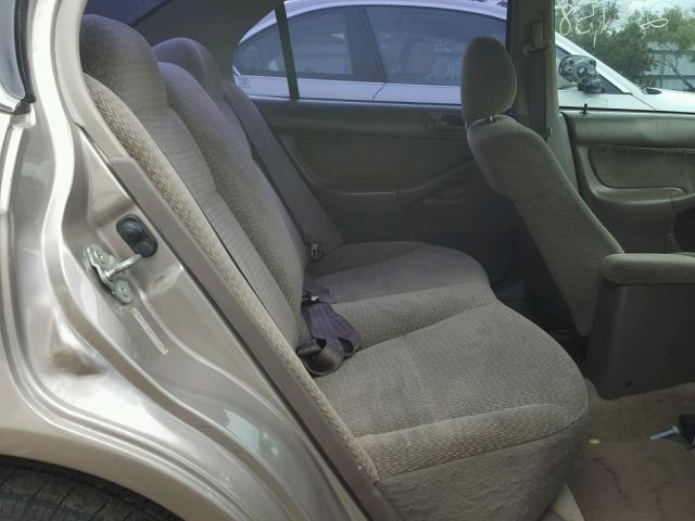 2HGEJ8547YH514918 - 2000 HONDA CIVIC EX ოქროსფერი ფოტო 6