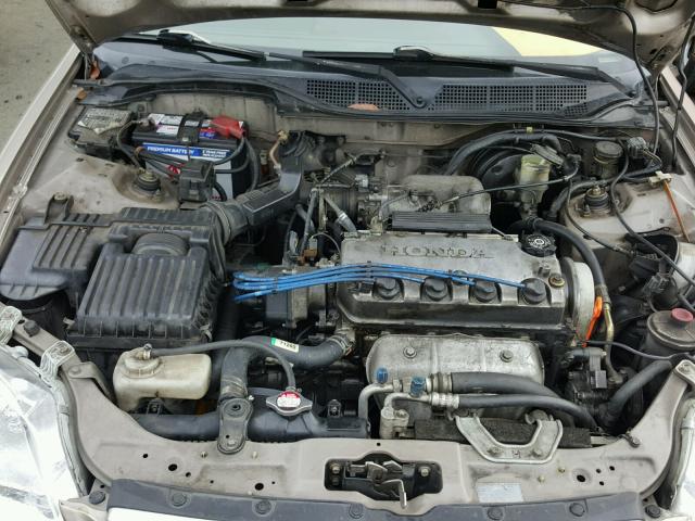 2HGEJ8547YH514918 - 2000 HONDA CIVIC EX ოქროსფერი ფოტო 7