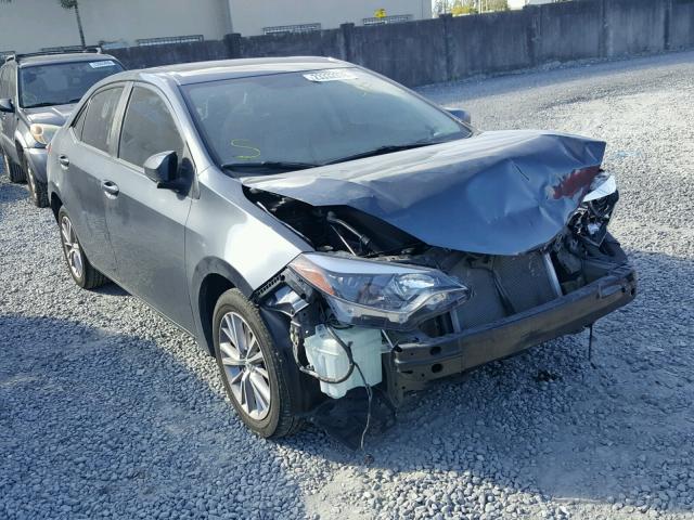 5YFBURHEXEP072290 - 2014 TOYOTA COROLLA L GRAY photo 1