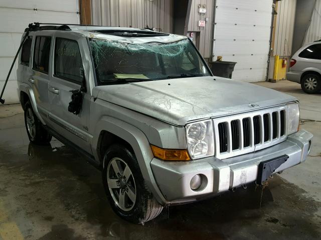 1J8HG48N56C283016 - 2006 JEEP COMMANDER SILVER photo 1