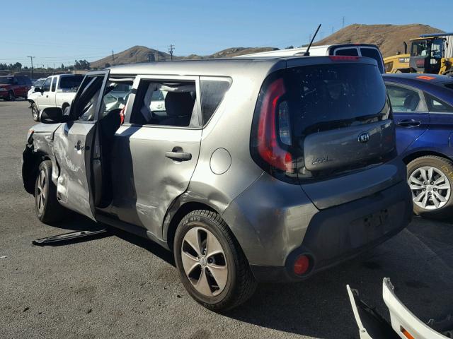 KNDJN2A20E7018580 - 2014 KIA SOUL BLACK photo 3