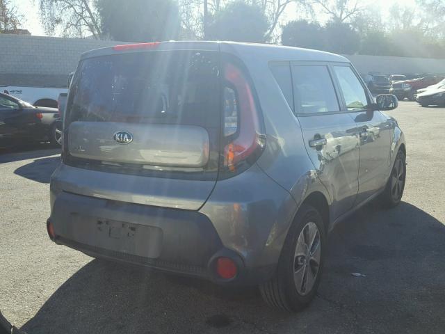 KNDJN2A20E7018580 - 2014 KIA SOUL BLACK photo 4