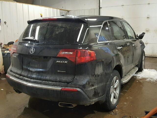 2HNYD2H27AH509762 - 2010 ACURA MDX BLACK photo 4