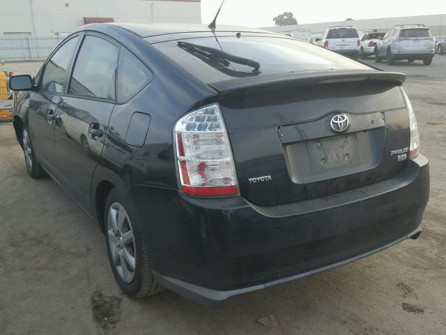 JTDKB20UX77680623 - 2007 TOYOTA PRIUS BLACK photo 3