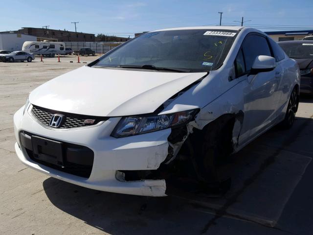 2HGFG4A52DH703335 - 2013 HONDA CIVIC SI WHITE photo 2