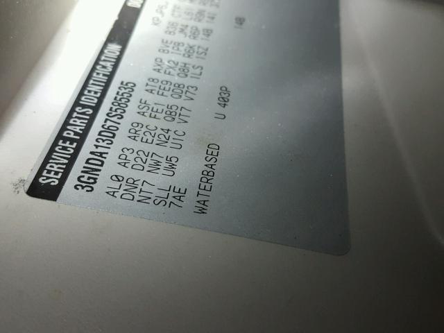 3GNDA13D67S585535 - 2007 CHEVROLET HHR LS BLUE photo 10