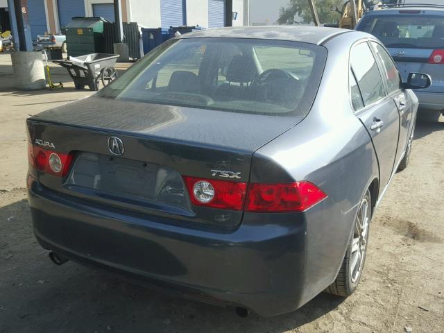 JH4CL96904C035493 - 2004 ACURA TSX GRAY photo 4