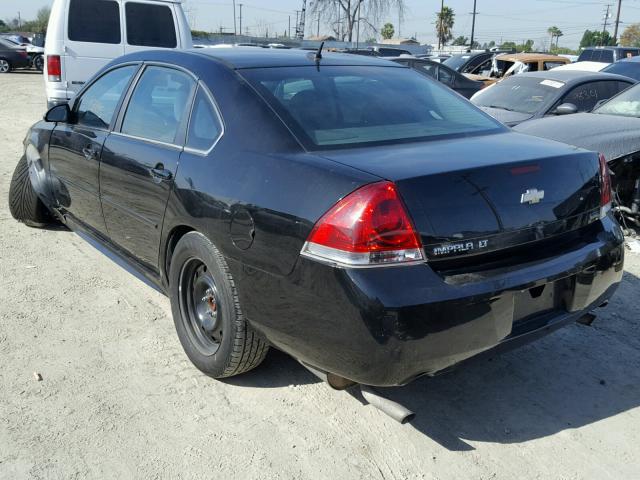 2G1WG5E36C1321791 - 2012 CHEVROLET IMPALA LT BLACK photo 3