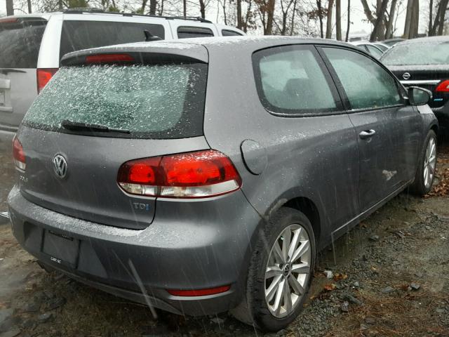 WVWMM7AJ3CW158338 - 2012 VOLKSWAGEN GOLF 灰色 照片 4