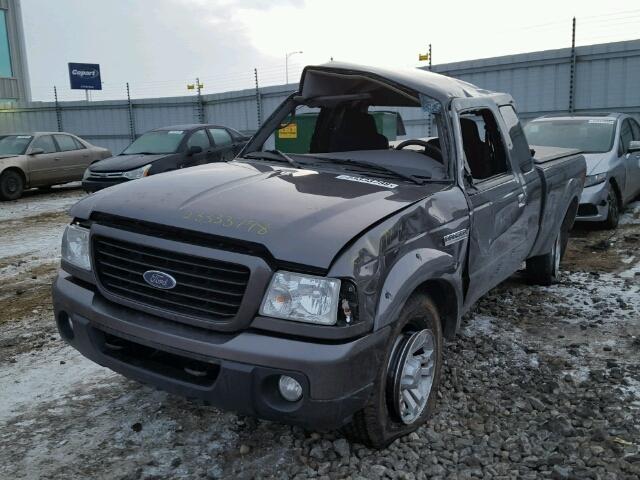 1FTZR45E29PA55661 - 2009 FORD RANGER SUP GRAY photo 2