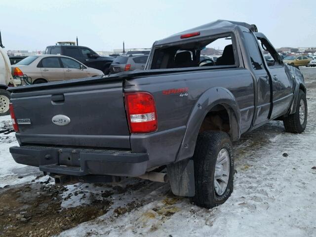 1FTZR45E29PA55661 - 2009 FORD RANGER SUP GRAY photo 4