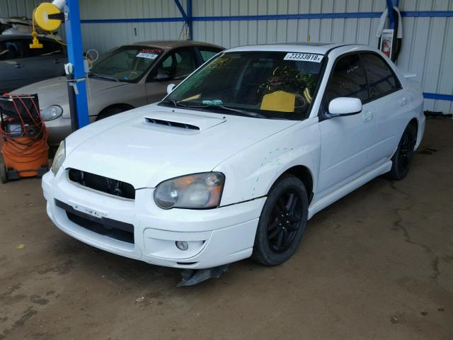 JF1GD29675G501512 - 2005 SUBARU IMPREZA WR WHITE photo 2