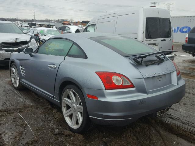 1C3AN69L54X015455 - 2004 CHRYSLER CROSSFIRE SILVER photo 3