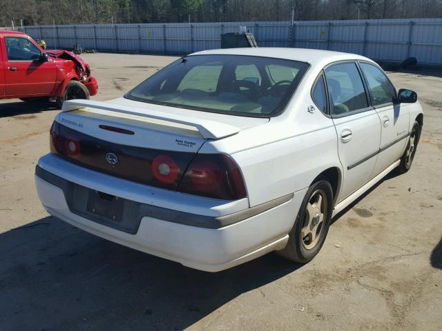 2G1WH55K219373695 - 2001 CHEVROLET IMPALA LS WHITE photo 4