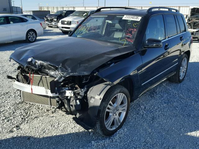 WDCGG5HB3DG149040 - 2013 MERCEDES-BENZ GLK 350 BLACK photo 2