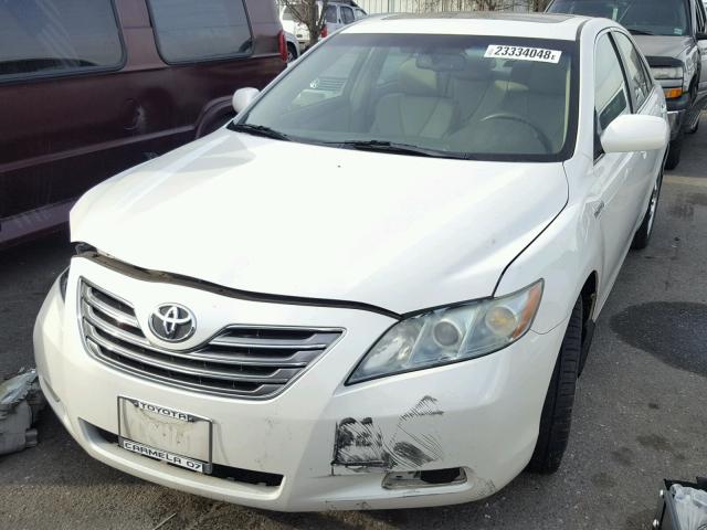 4T1BB46K17U021313 - 2007 TOYOTA CAMRY NEW WHITE photo 2