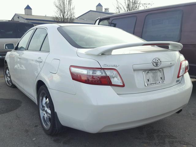 4T1BB46K17U021313 - 2007 TOYOTA CAMRY NEW WHITE photo 3