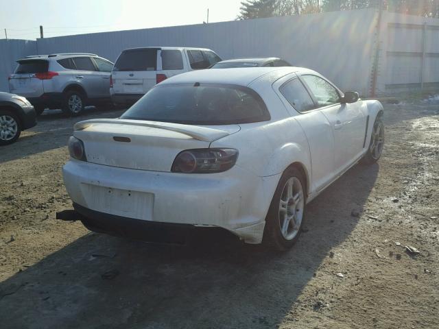 JM1FE173650159663 - 2005 MAZDA RX8 WHITE photo 4