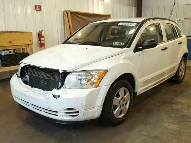 1B3HB28A09D196681 - 2009 DODGE CALIBER SE WHITE photo 2