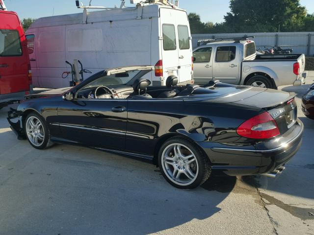 WDBTK72F59T103569 - 2009 MERCEDES-BENZ CLK 550 BLACK photo 9