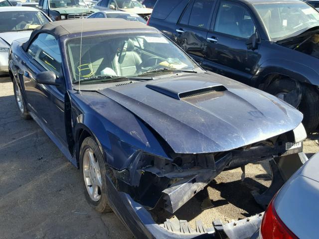 1FAFP44463F425692 - 2003 FORD MUSTANG BLUE photo 1