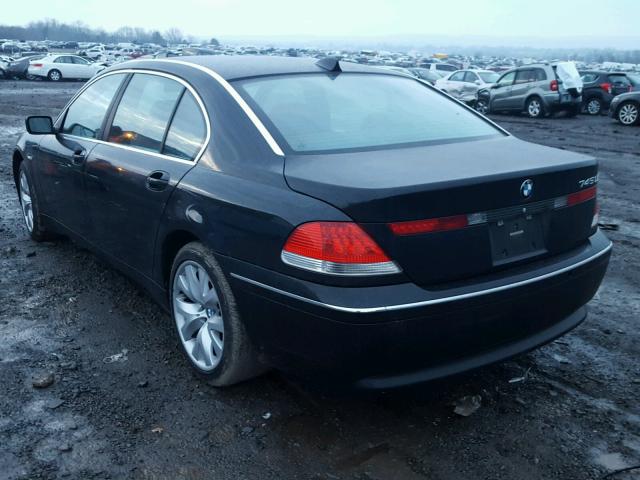 WBAGN63484DS49014 - 2004 BMW 745 LI BLACK photo 3