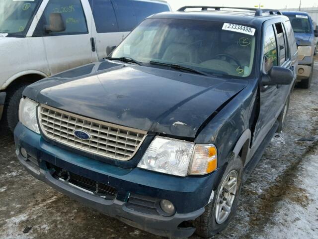 1FMZU73E12ZC42186 - 2002 FORD EXPLORER X GREEN photo 2