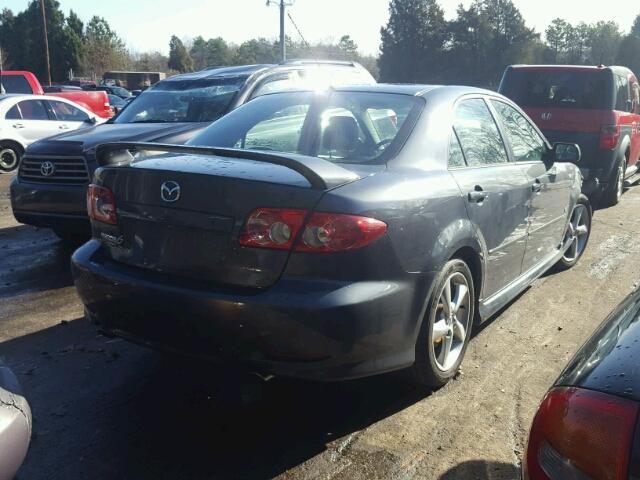 1YVHP80D545N89016 - 2004 MAZDA 6 S GRAY photo 4