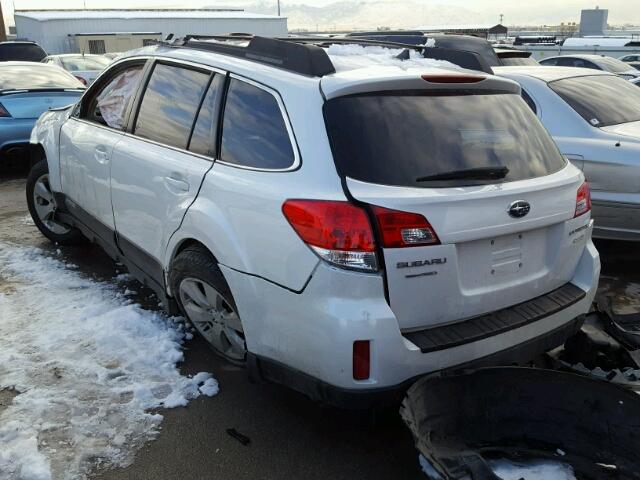 4S4BRBFC2C3223778 - 2012 SUBARU OUTBACK 2. WHITE photo 3