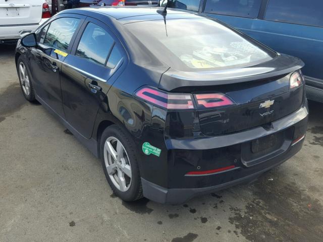 1G1RF6E42DU149179 - 2013 CHEVROLET VOLT BLACK photo 3