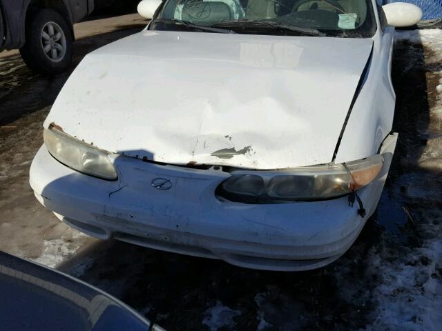 1G3NL52EXYC360650 - 2000 OLDSMOBILE ALERO GL WHITE photo 9