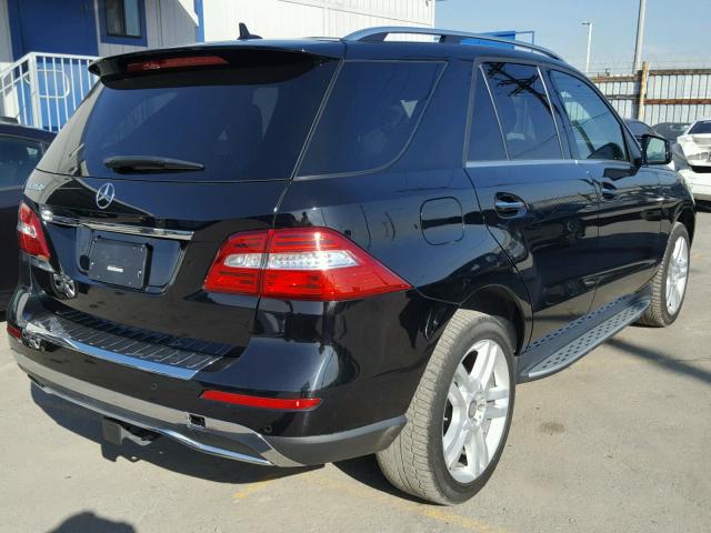 4JGDA5JB1FA594141 - 2015 MERCEDES-BENZ ML 350 BLACK photo 4