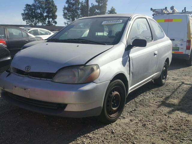 JTDAT123110199697 - 2001 TOYOTA ECHO SILVER photo 2