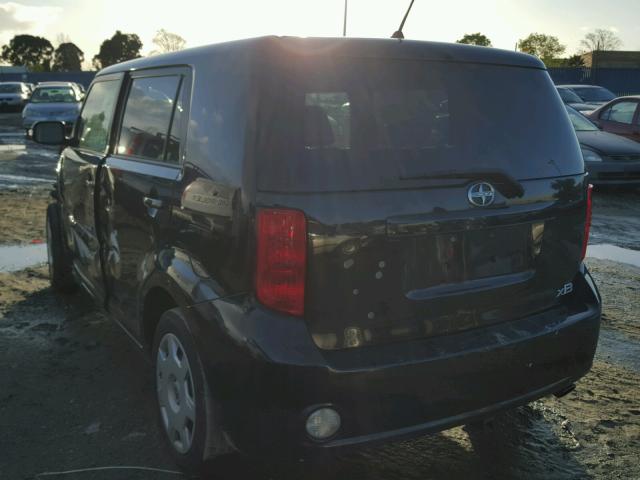 JTLZE4FE2A1118523 - 2010 TOYOTA SCION XB 黑色 照片 3