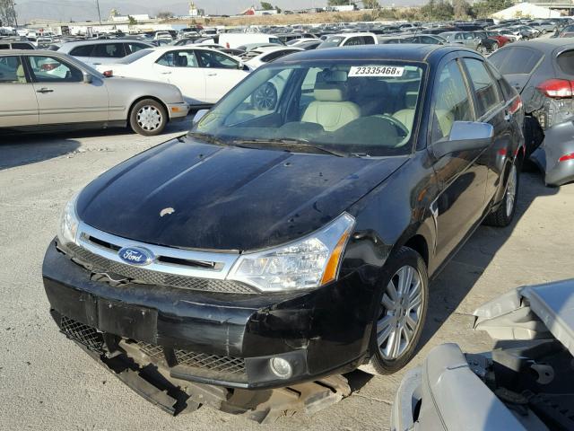 1FAHP37N59W112987 - 2009 FORD FOCUS SEL BLACK photo 2