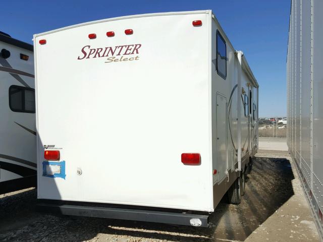 4YDT26B26A1533326 - 2010 KEYSTONE SPRINTER WHITE photo 4