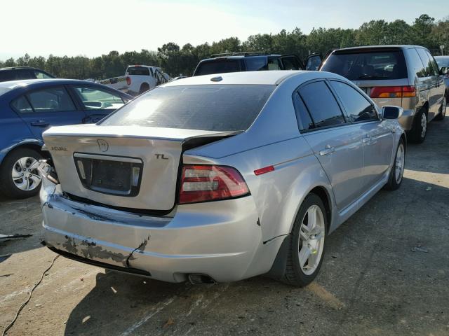 19UUA66238A004691 - 2008 ACURA TL SILVER photo 4